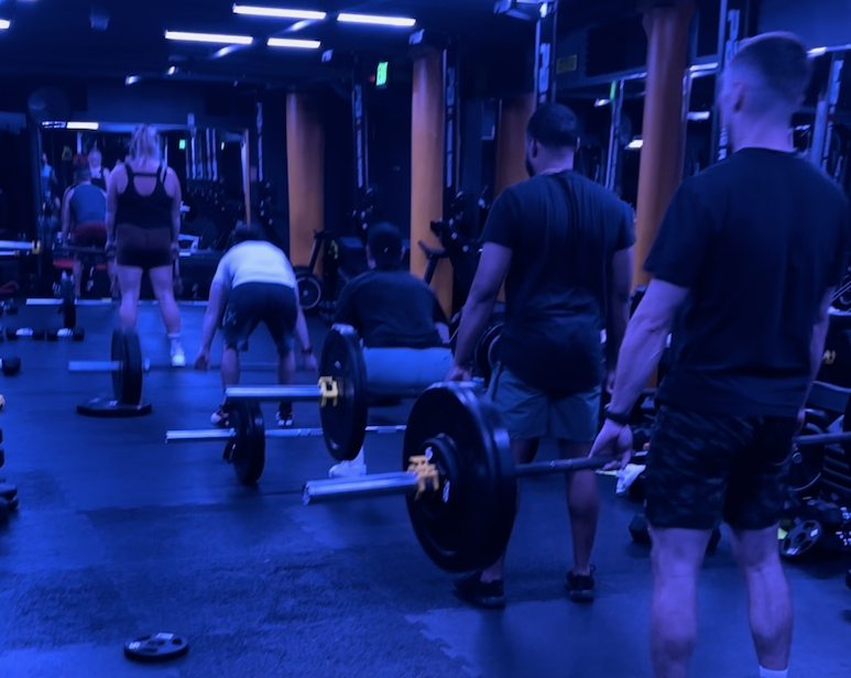 A BronCore Fitness Barbell MetCon class