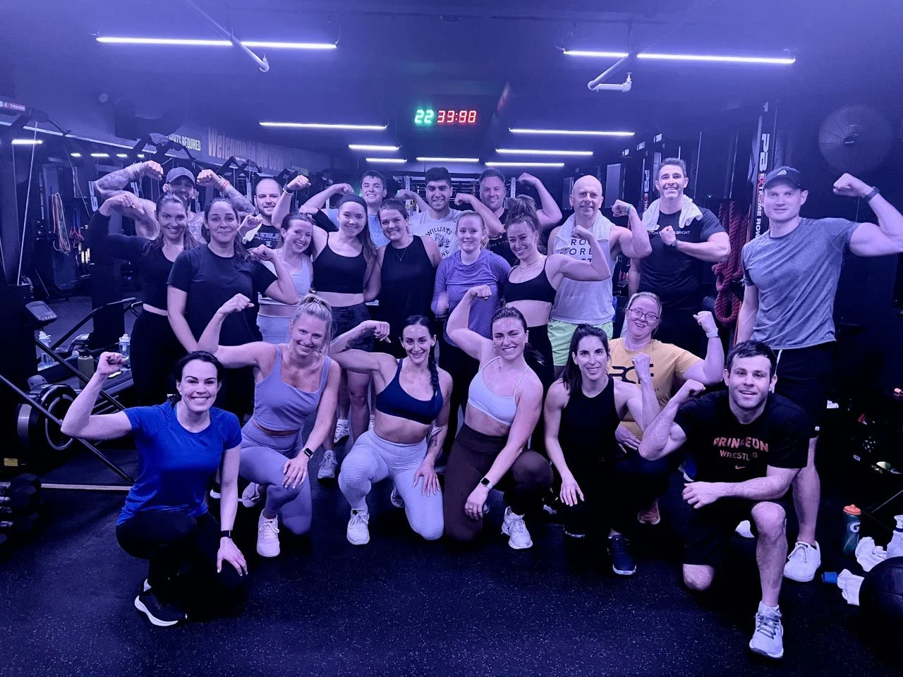 BronCore Fitness members after an AMRAP class